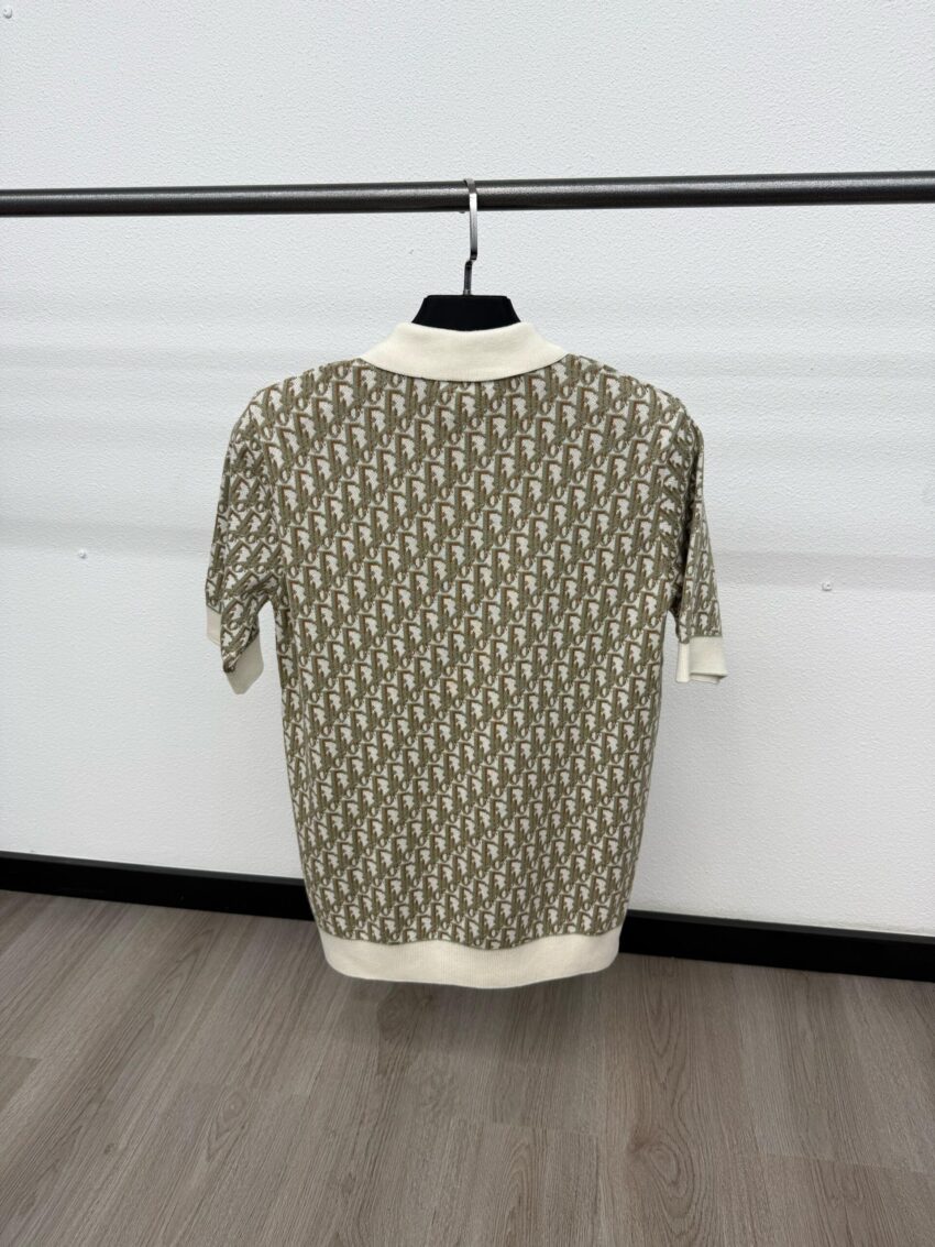 Christian Dior Oblique Polo Beige - Afbeelding 2