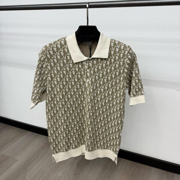 Christian Dior Oblique Polo Beige - M