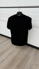 Christian Dior Schuingedrukt Logo Black T-Shirt