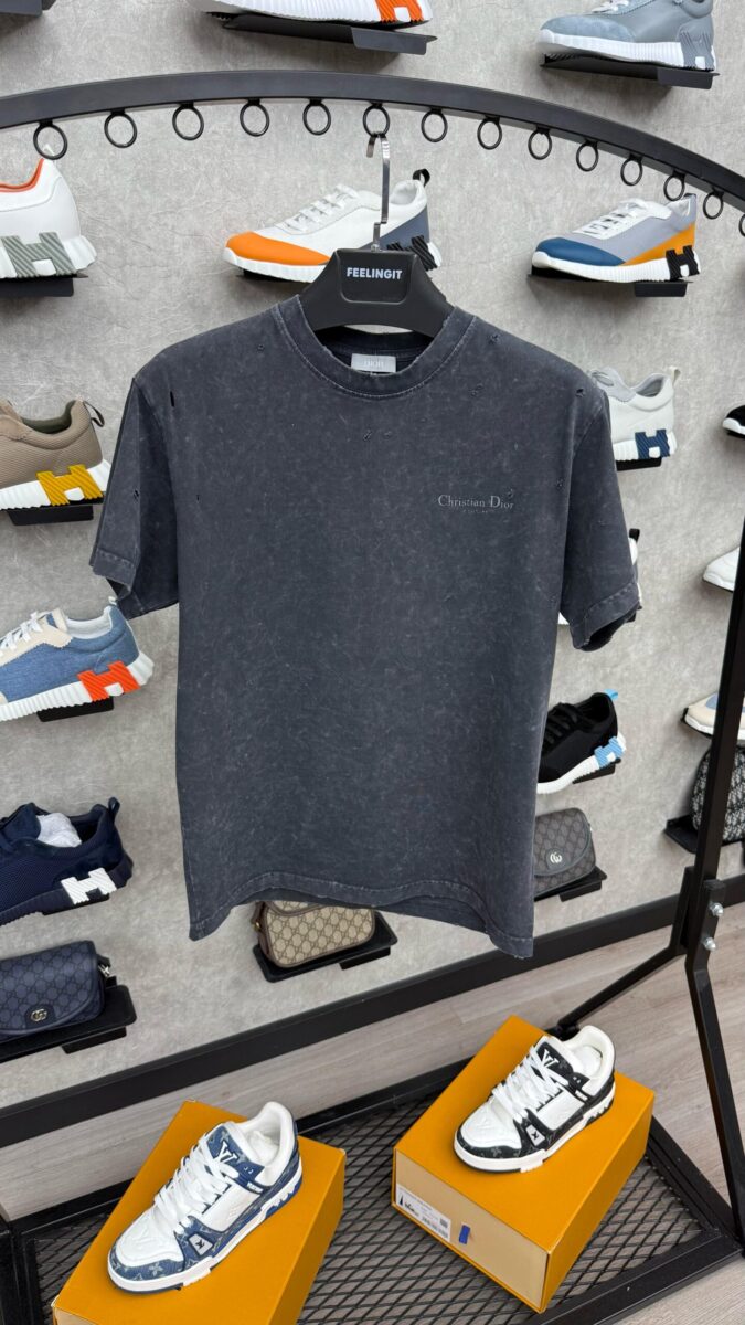 Christian Dior Steengrijs T-Shirt
