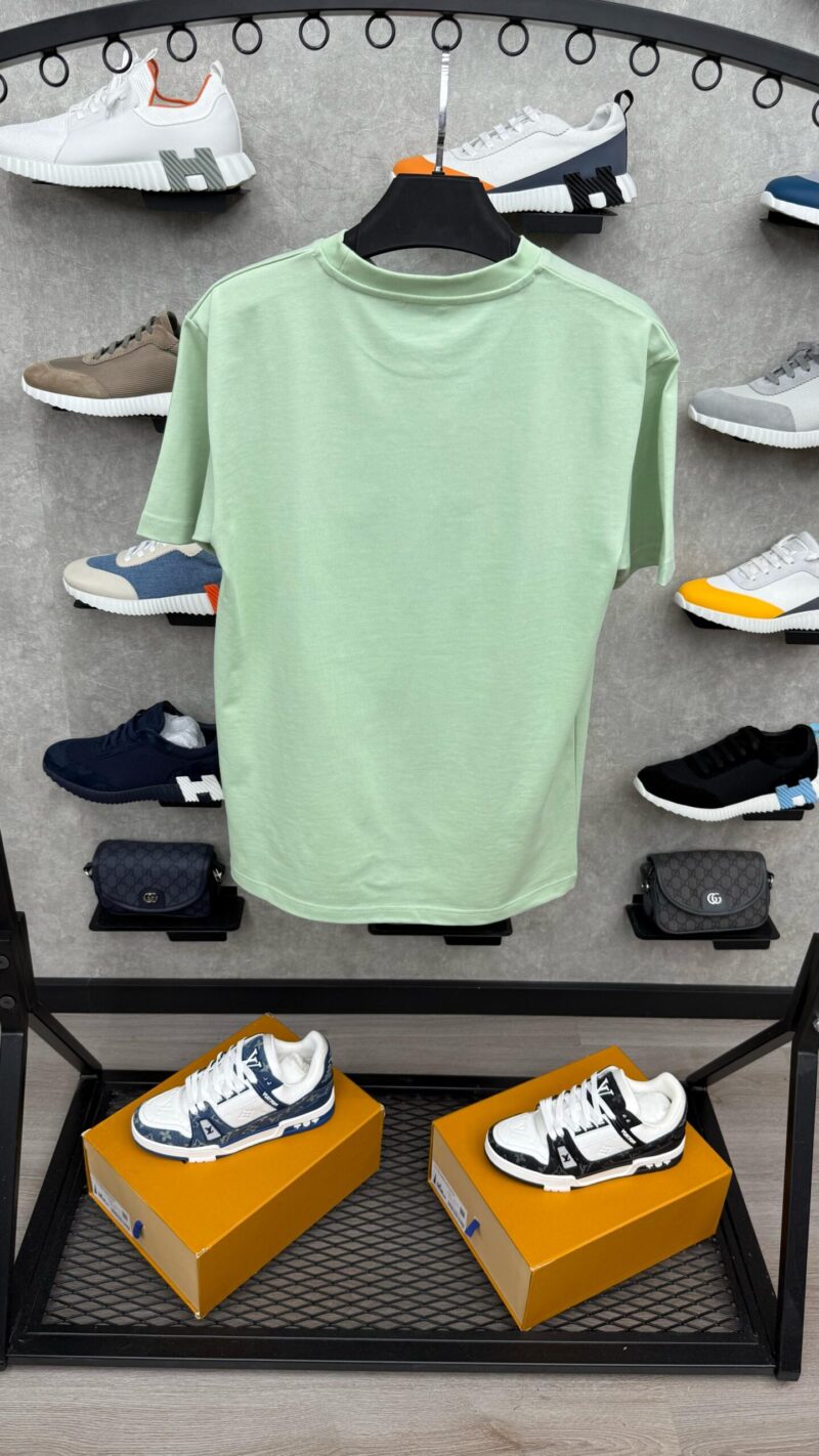 Christian Dior Schuin Mint Green T-Shirt - Afbeelding 2