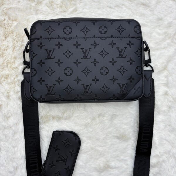 Louis Vuitton Duo Messenger Bag Monogram Black on Black
