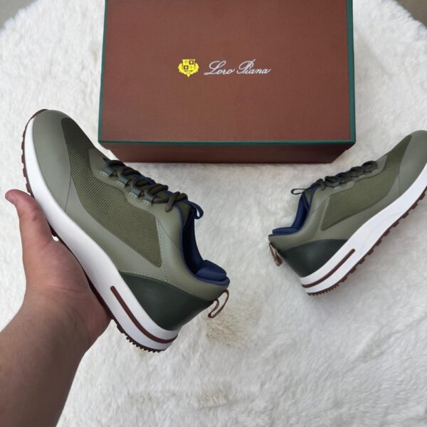 Loro Piana Week-End Walk In Sneakers Green