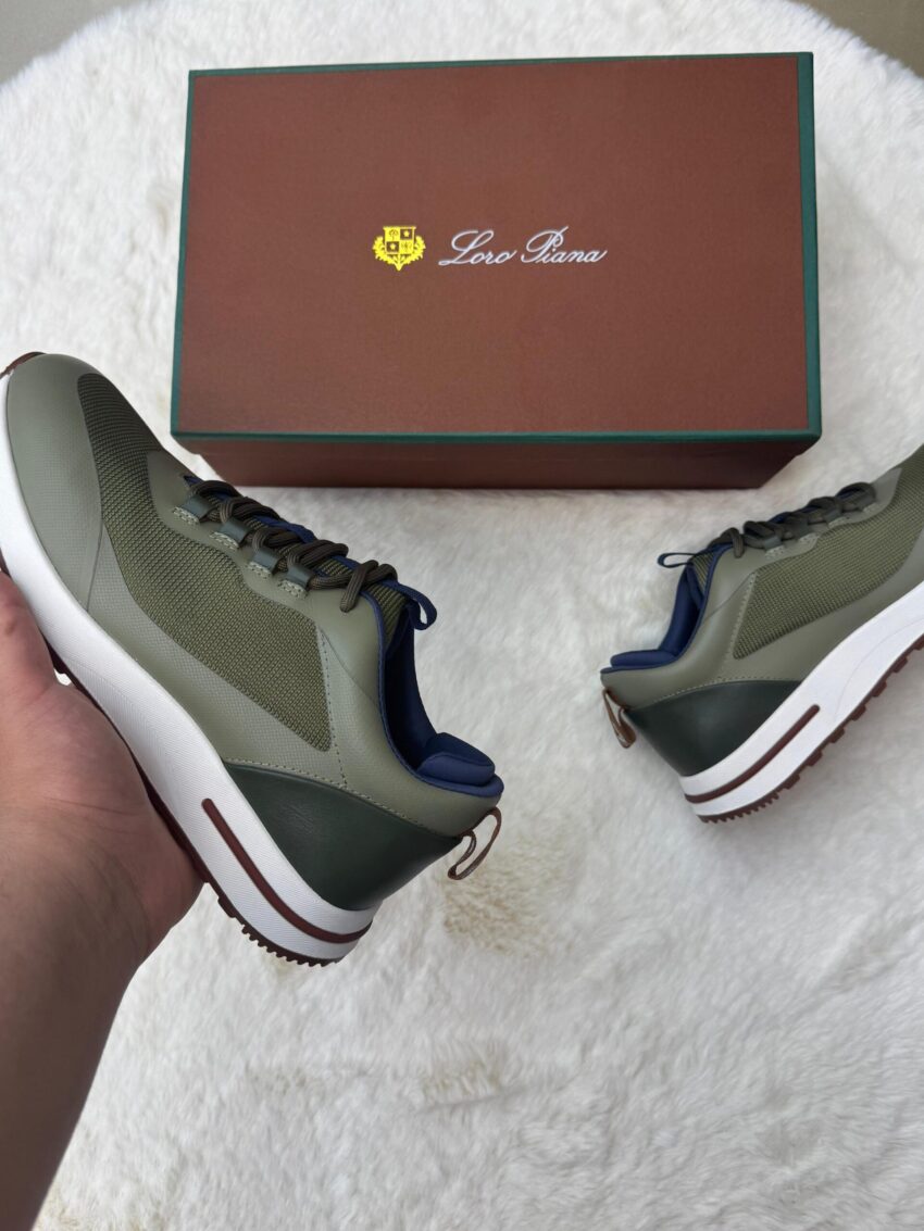 Loro Piana Week-End Walk In Sneakers Green