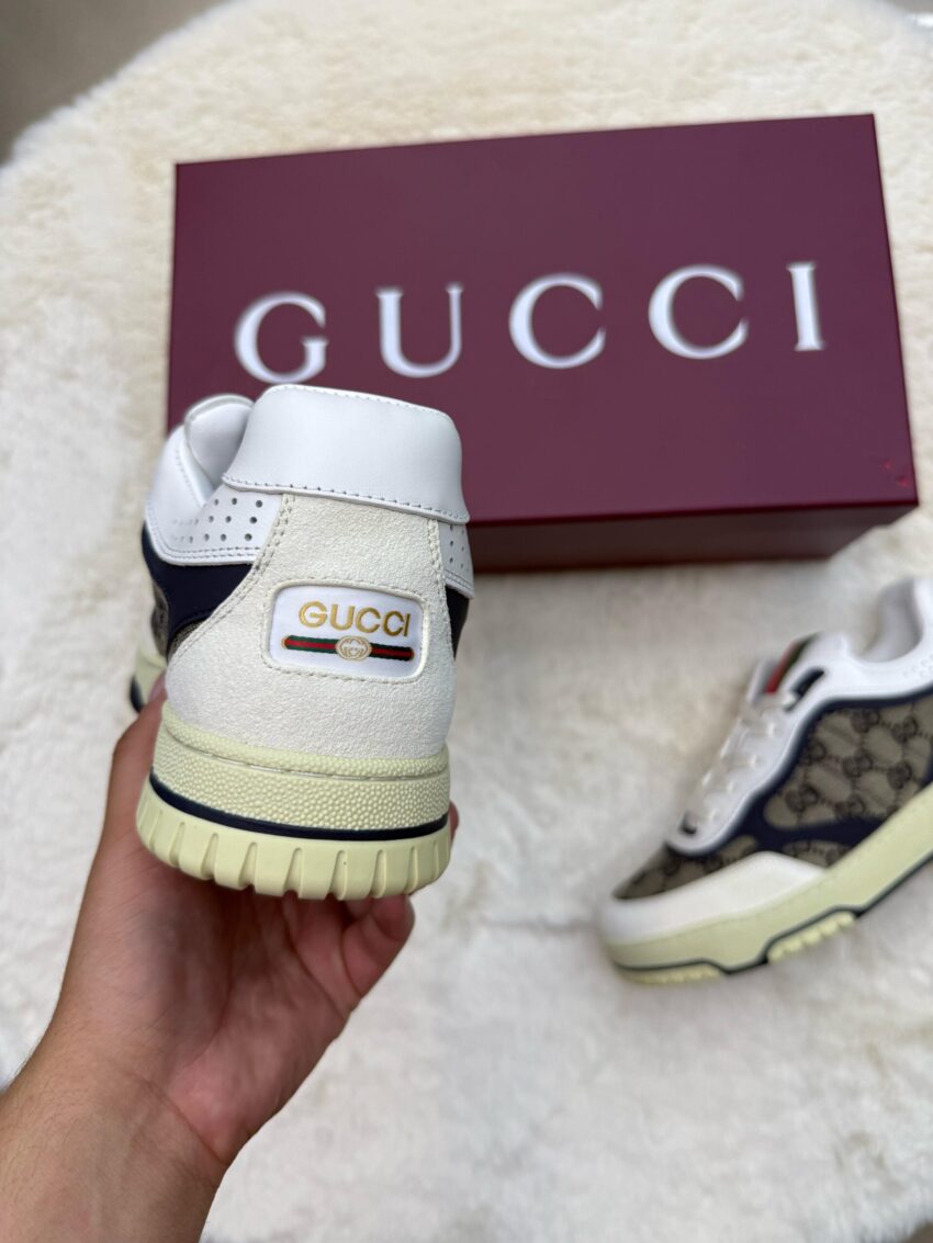 Gucci Sneakers Beige White - Afbeelding 4