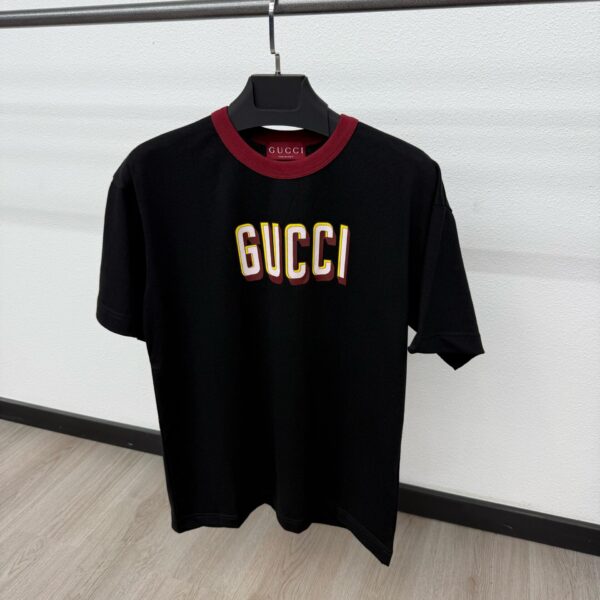 Gucci MID Logo Black T-Shirt - XL