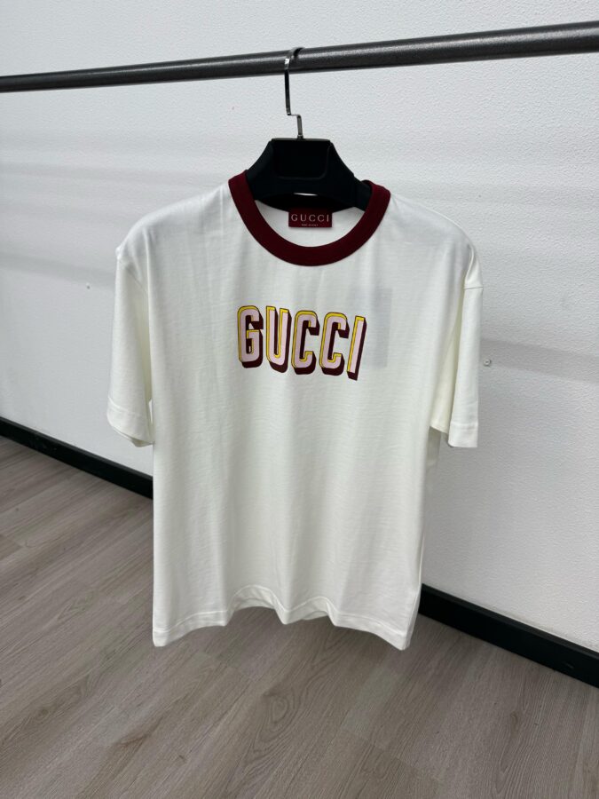 Gucci MID Logo White T-Shirt - S