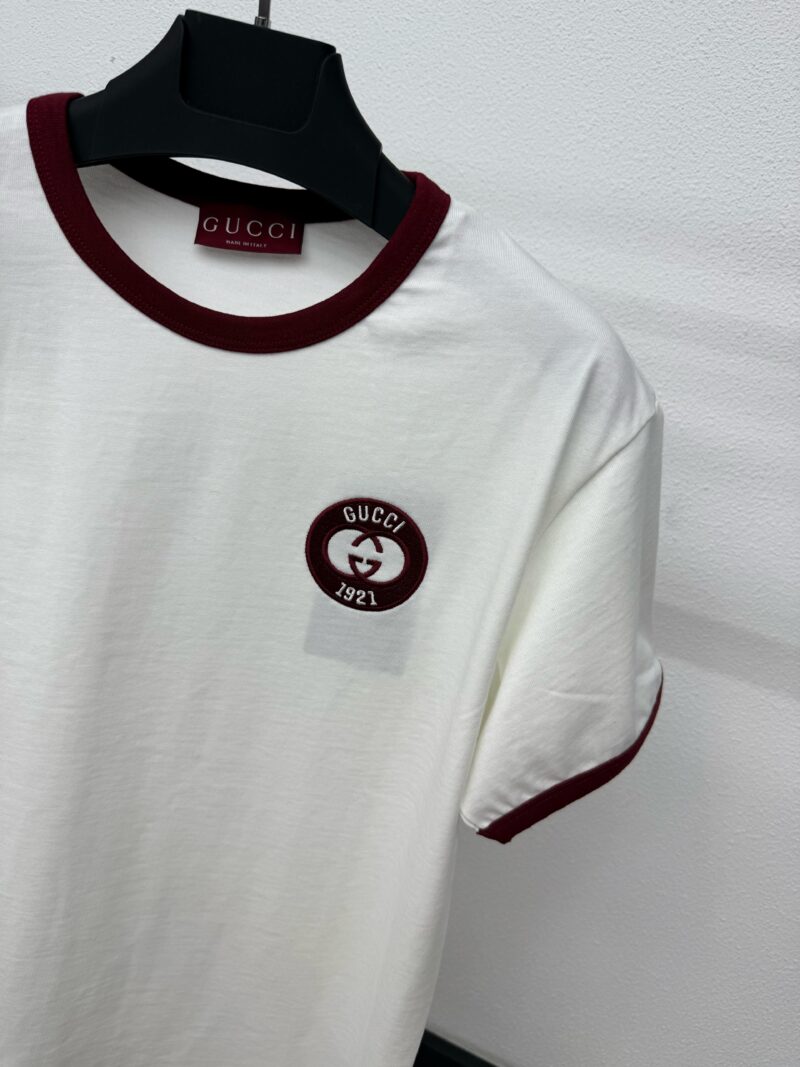 Gucci Small Logo White T-Shirt - Afbeelding 3