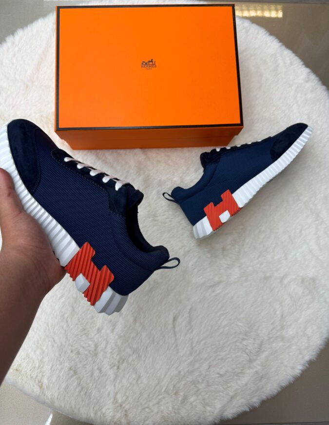 Hermes Bouncing Blue Orange Logo - 42