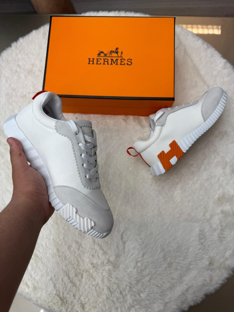 Hermes Bouncing White Orange Logo - Afbeelding 2