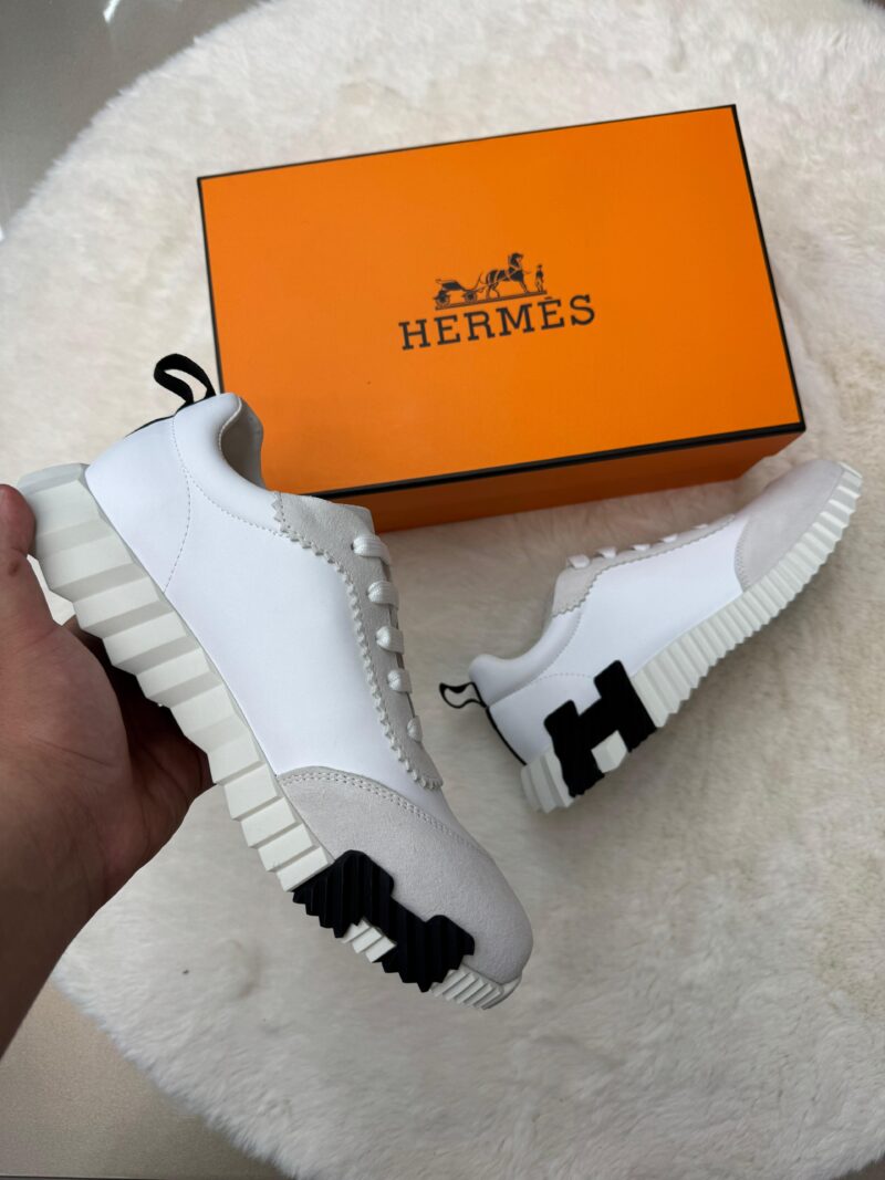Hermes Bouncing White Leather - Afbeelding 2
