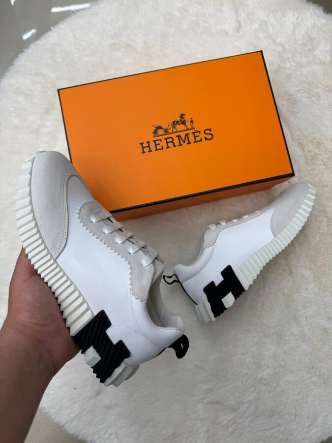 Hermes Bouncing White Leather - 45