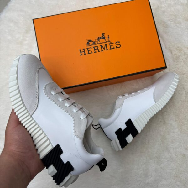 Hermes Bouncing White Leather - 45