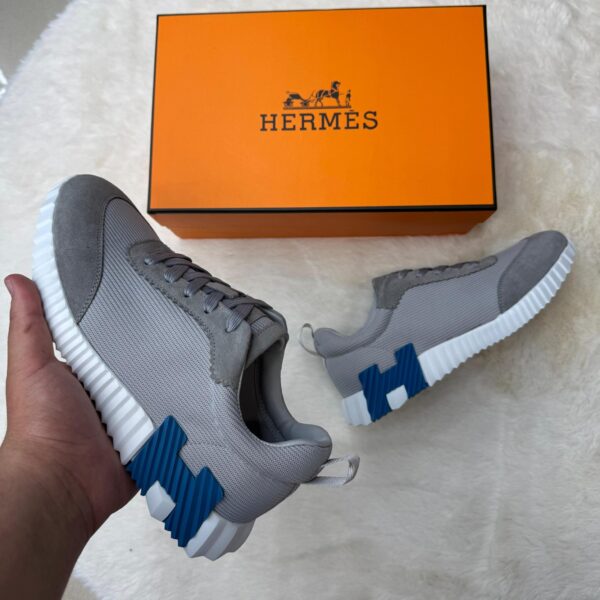 Hermes Bouncing Grey Blue Logo - 40