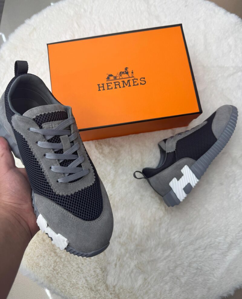 Hermes Bouncing Grey Suede - Afbeelding 2