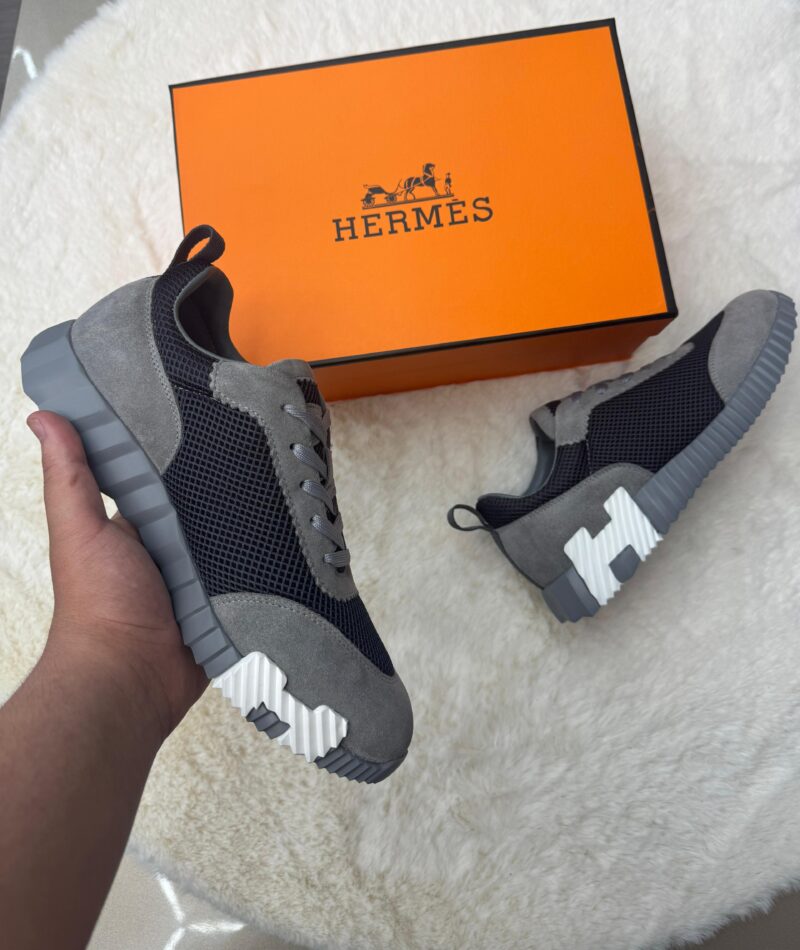 Hermes Bouncing Grey Suede - Afbeelding 3