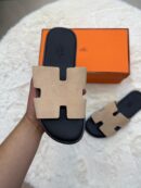 Hermes Izmir Zalm Beige Slippers