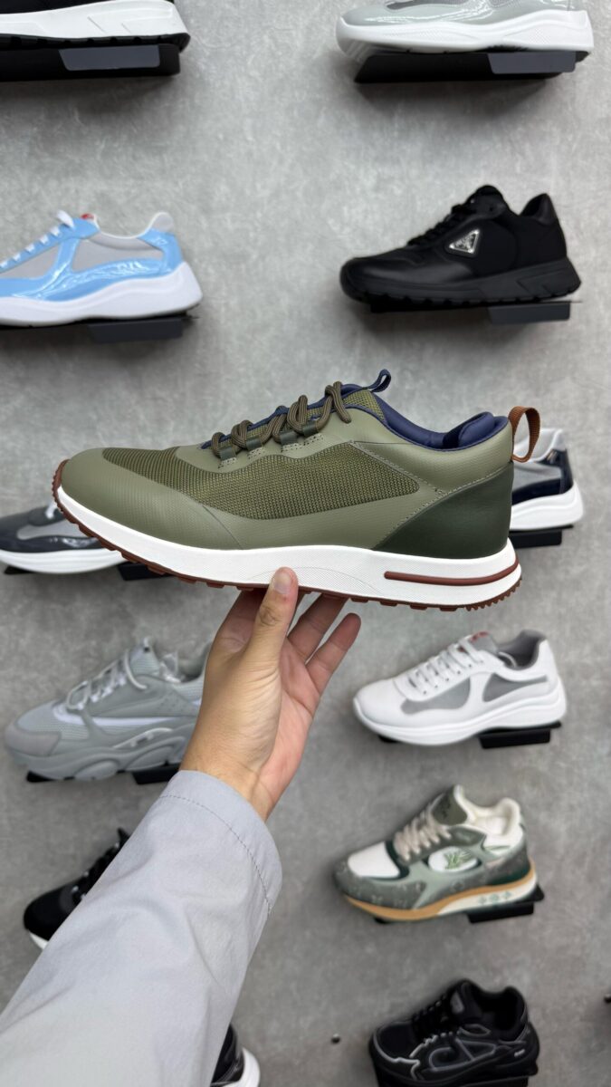 Loro Piana Week End Walk Sneaker Green