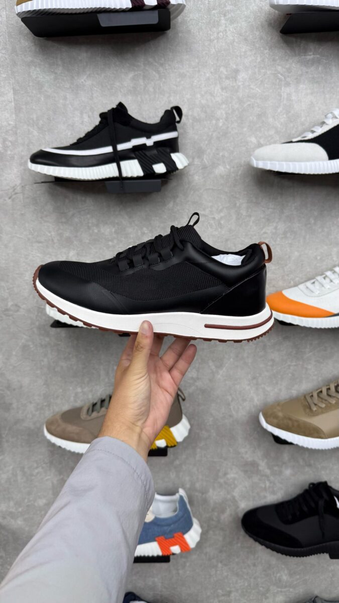 Loro Piana Week End Walk Sneaker Black