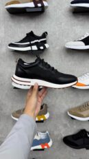 Loro Piana Week End Walk Sneaker Black