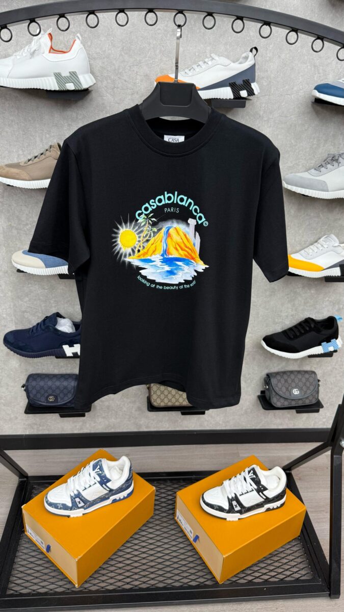 Casablanca For Sun Black T-Shirt