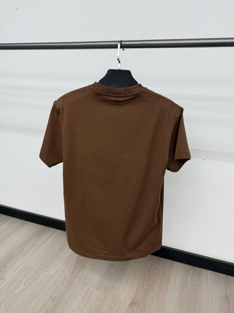 Loewe T-Shirt Logo Mid Bruin - Afbeelding 2