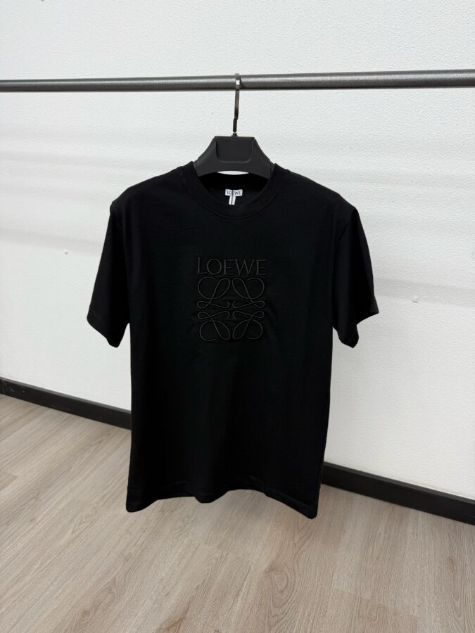 Loewe T-Shirt Logo Mid Zwart