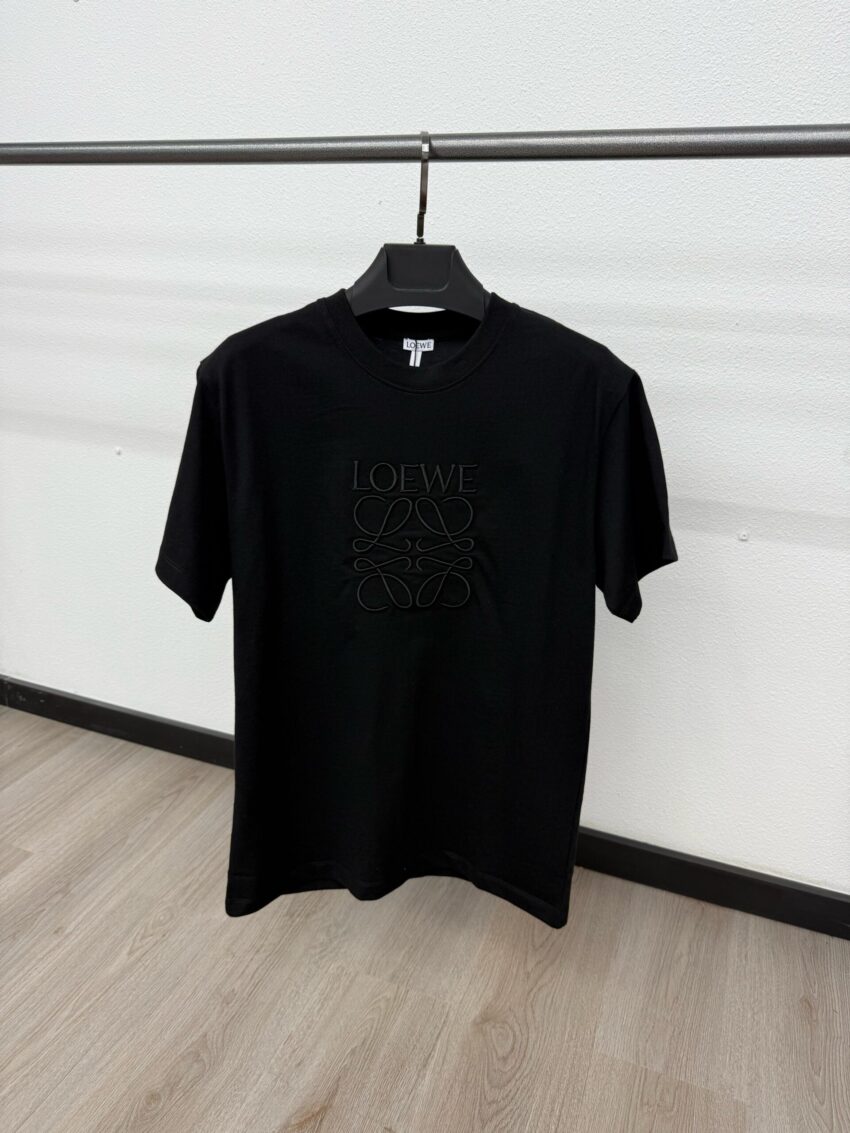 Loewe T-Shirt Logo Mid Zwart
