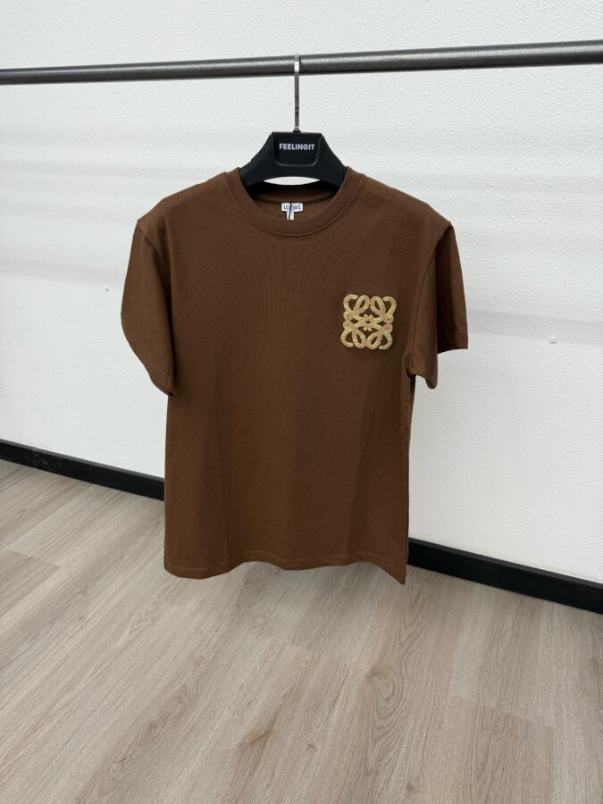 Loewe T-Shirt Bruin - L