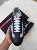 Prada Cups Mat Zwart Sneakers