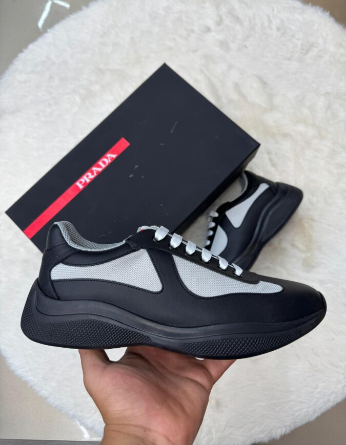 Prada Cups Mat Zwart Sneakers - 41