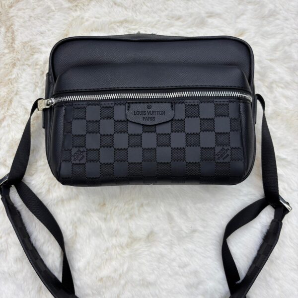 Louis Vuitton Messenger Bag Black on Black