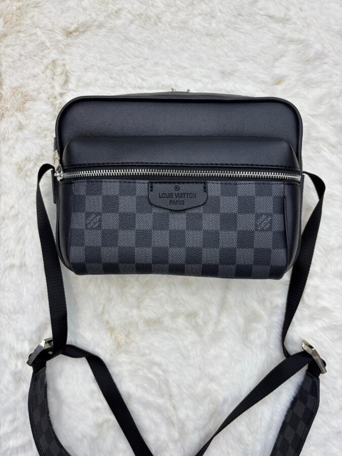 Louis Vuitton Messenger Bag Black Grey