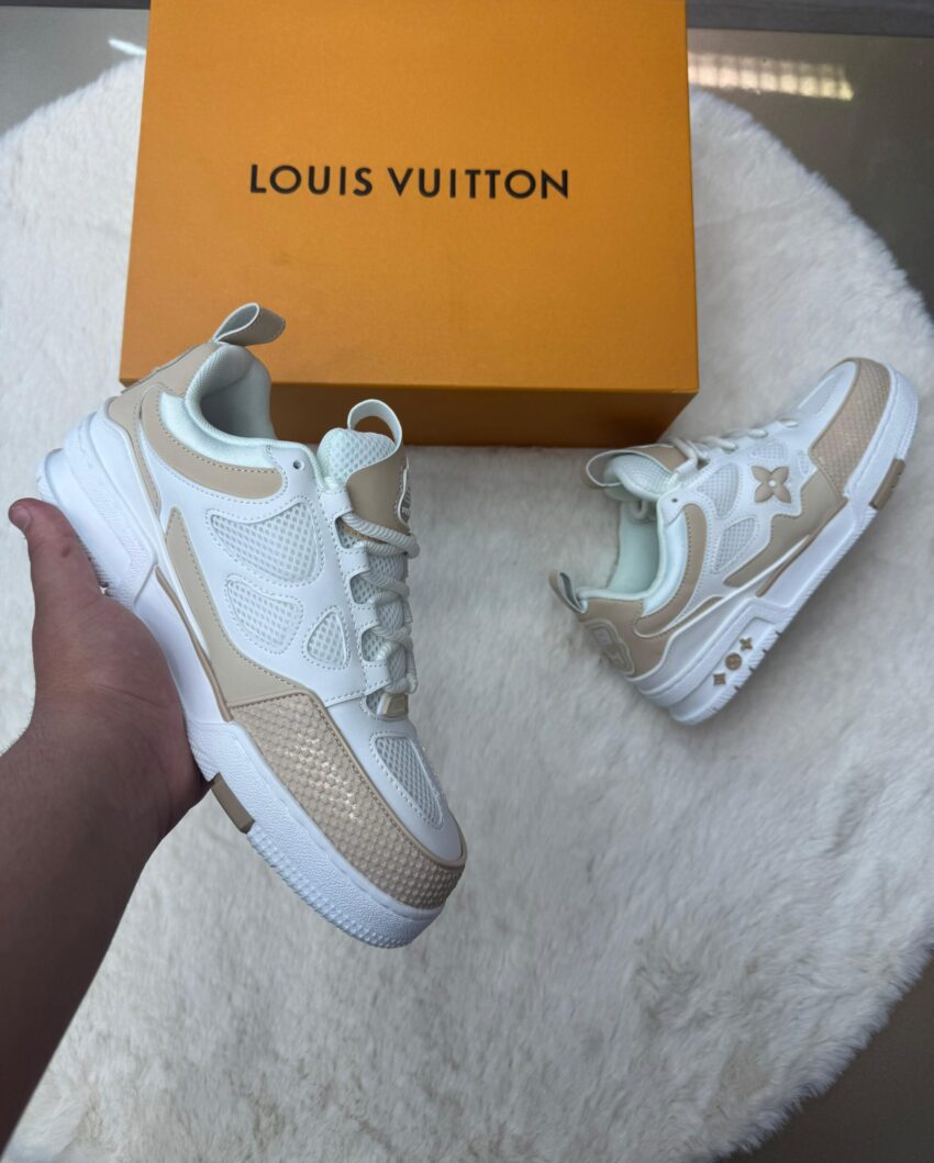 Louis Vuitton Skate Sneakers Beige - Afbeelding 2