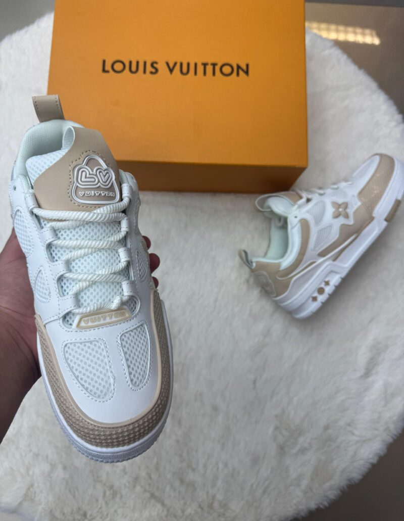 Louis Vuitton Skate Sneakers Beige - Afbeelding 3