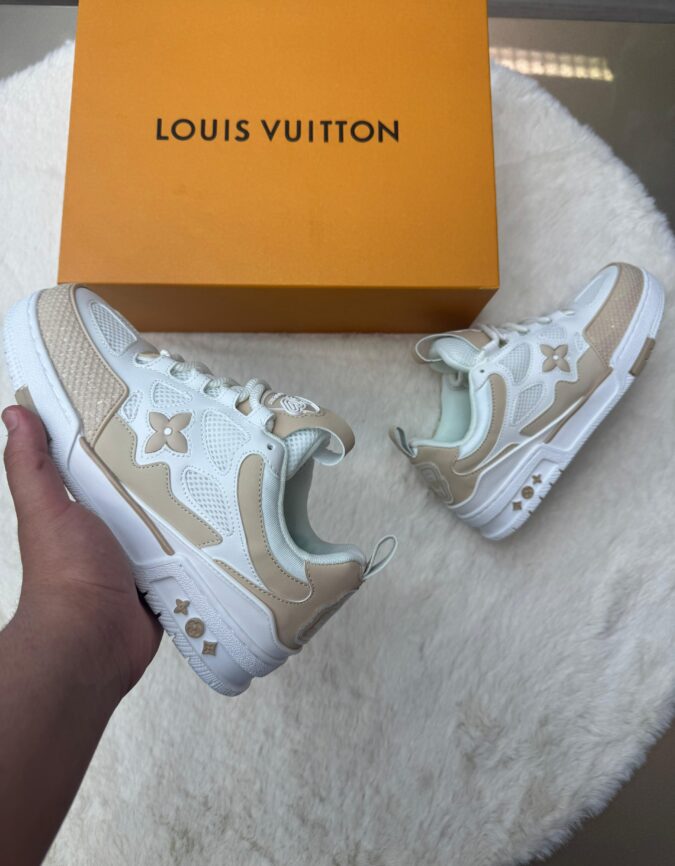 Louis Vuitton Skate Sneakers Beige - 41