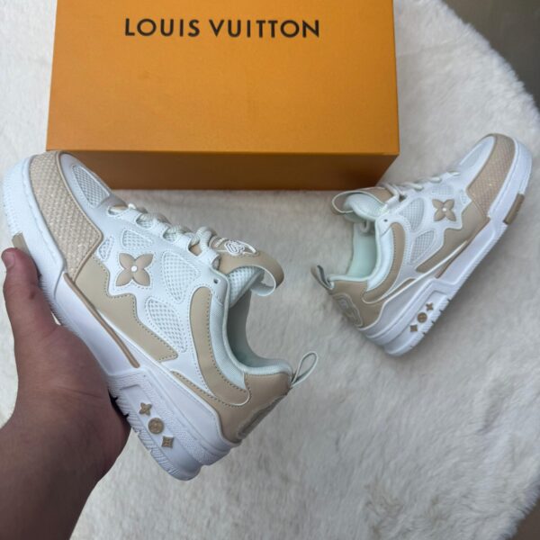 Louis Vuitton Skate Sneakers Beige - 45