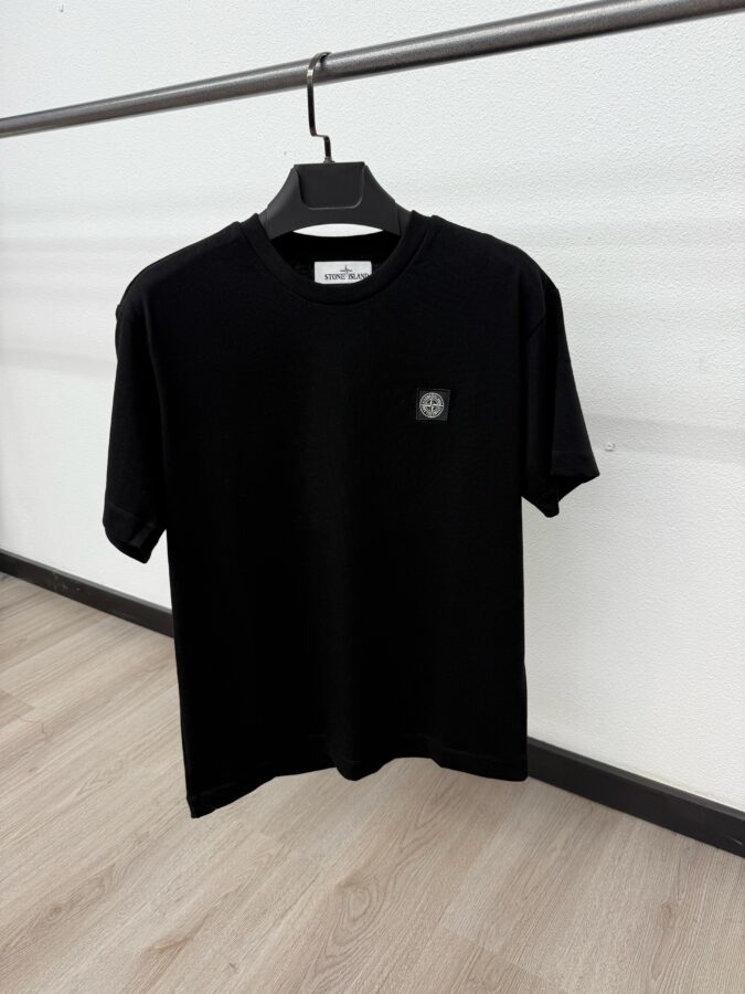 Stone Island T-Shirt Zwart - L
