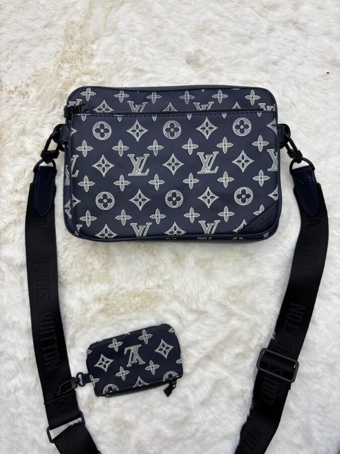 Louis Vuitton Trio Bag Dark Blue