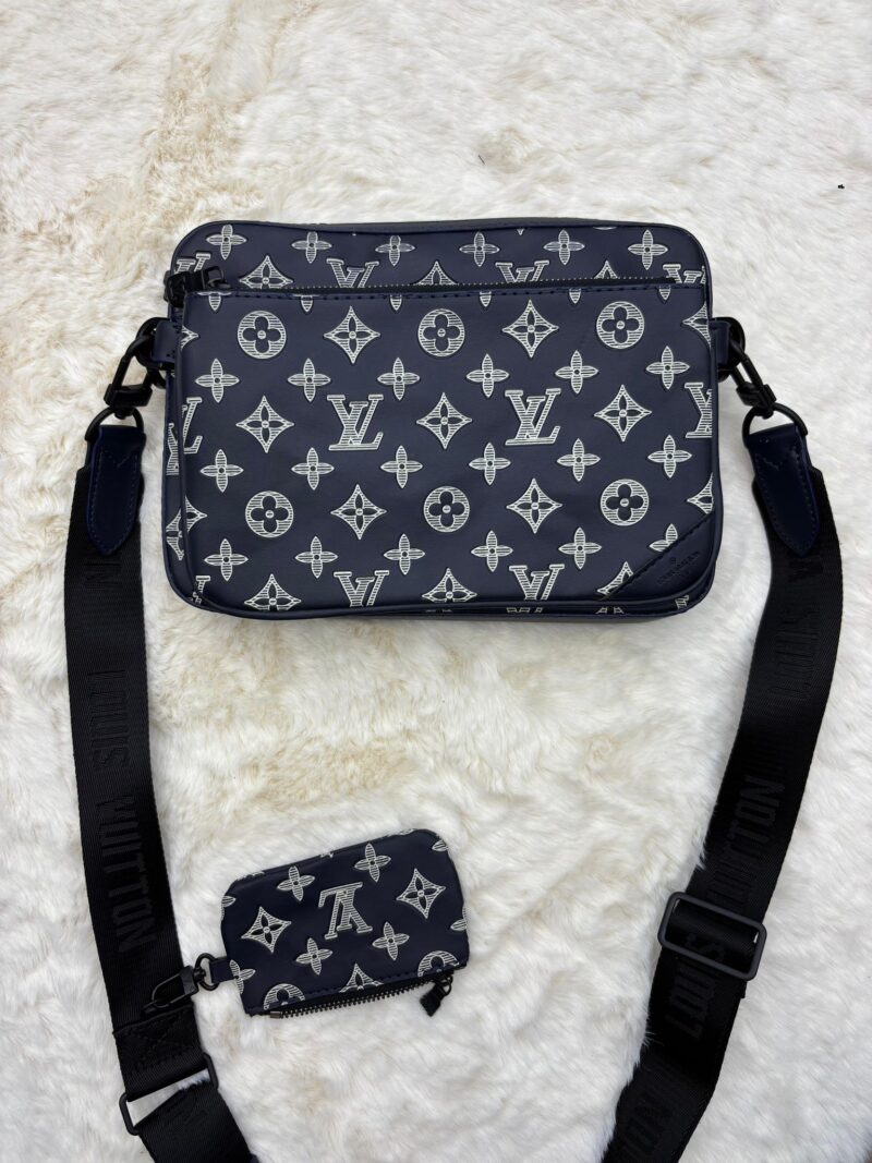 Louis Vuitton Trio Bag Dark Blue