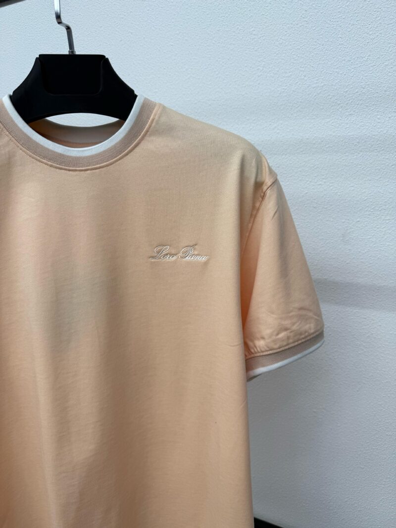 Loro Piana T-Shirt Zalm - Afbeelding 2