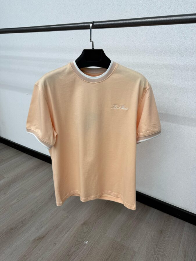 Loro Piana T-Shirt Zalm - XL