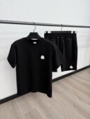 Moncler Zomerset Witte Logo Zwart