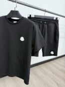 Moncler Zomerset Witte Logo Zwart
