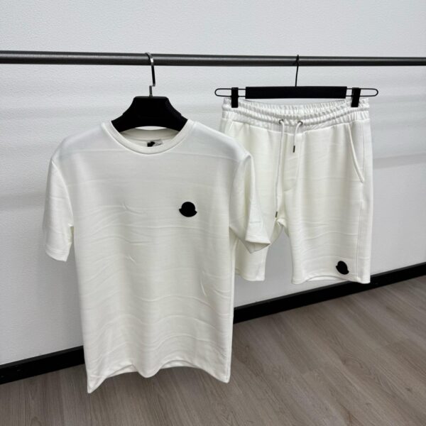 Moncler Zomerset Zwarte Logo Wit - S
