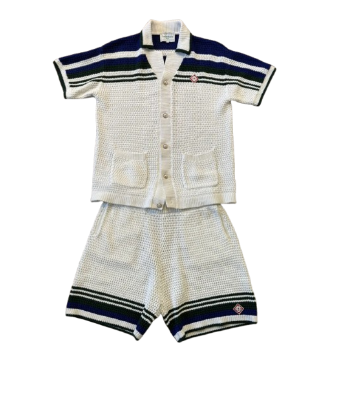 Casablanca Gebreide stof Wit Strepen Zomerset