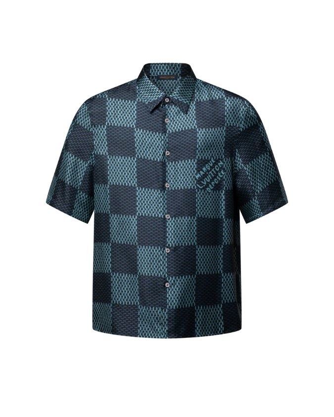 Louis Vuitton Zomerset Blokjes Donkerblauw