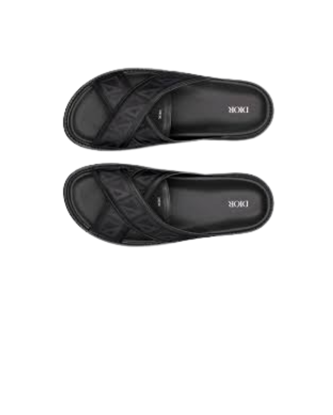 Christian Dior Slippers Oblique Leer