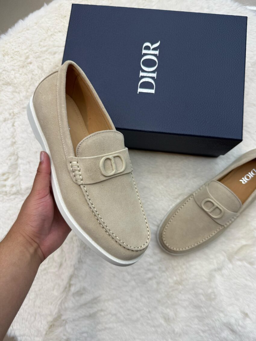 Christian Dior CD Loafers Beige