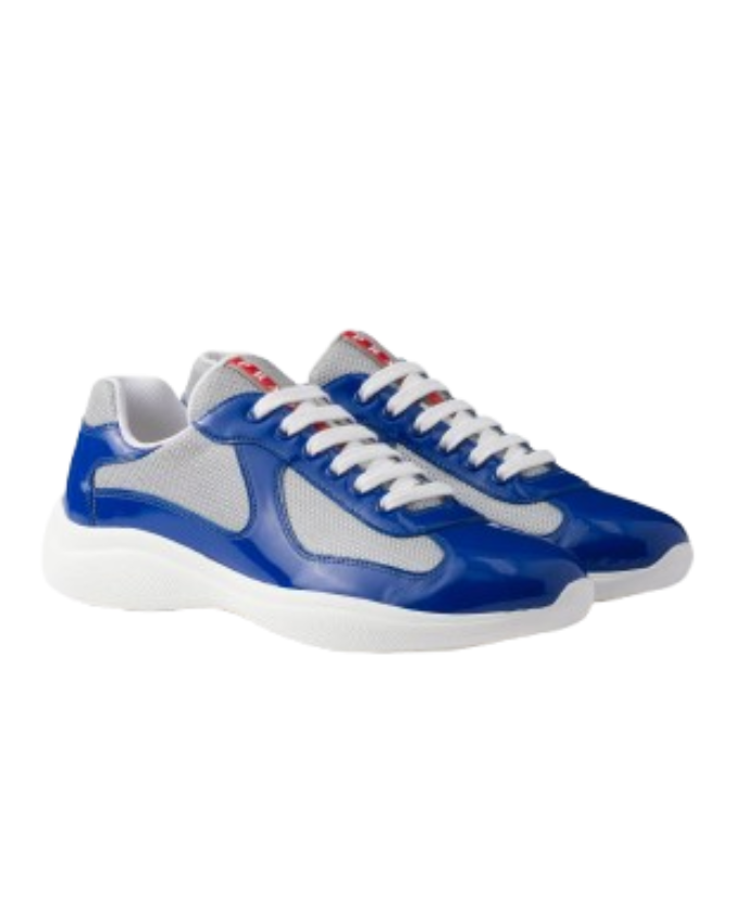 Prada Cups Mid Blauw Sneakers